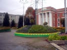 Цветы возле дома правительства
