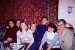 Жена моего сына Ксения,рядом мой сын Леонид.Затем я с Олей на коленях (Оля дочь Наташи Рубцовой-Гусейновой), рядом сын Наташи Миша,сама Наташа и мой муж Валерий (Борисоглебск)