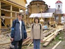 Строящаяся церковь в селе Подгоры